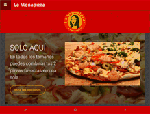 Tablet Screenshot of lamonapizza.com